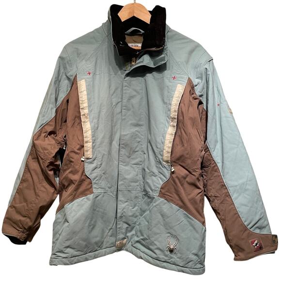 Vintage Spyder S Ski Jacket | XT Ceramic 10K, 10+ Pockets Zip Neck Warmer Vented - Picture 16 of 16